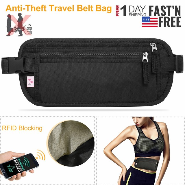 anti theft waist pouch