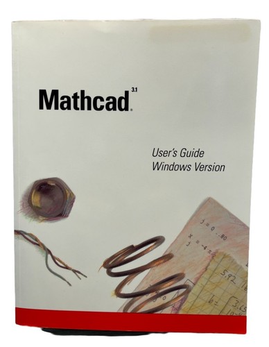 Mathcad 3.1 Users Guide Windows Version 1992 Mathsoft - Imagen 1 de 9