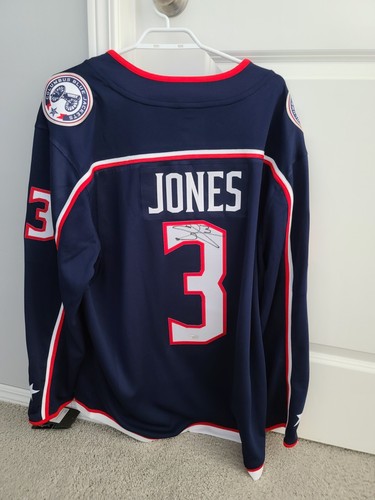 Seth Jones Columbus Blue Jackets Signed Blue Fanatics Breakaway Jersey - Picture 2 of 3