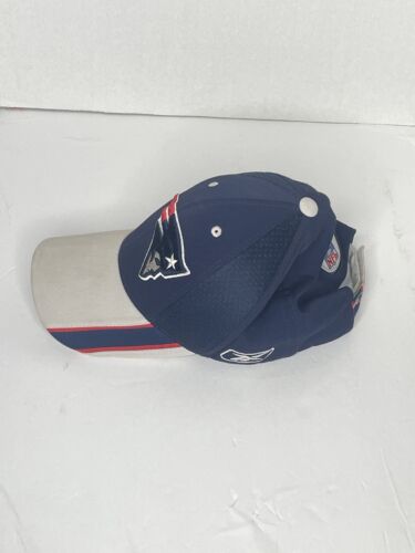 New England Patriots Reebok verstellbare Mütze Kappe Herren Damen NFL Football blau weiß - Bild 3 von 5