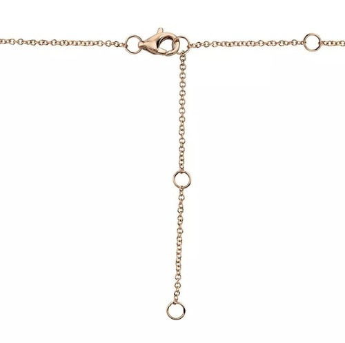 Malachite Diamante 14K Oro Giallo Collana Piastrina Cane Barretta Ciondolo - Foto 4 di 4
