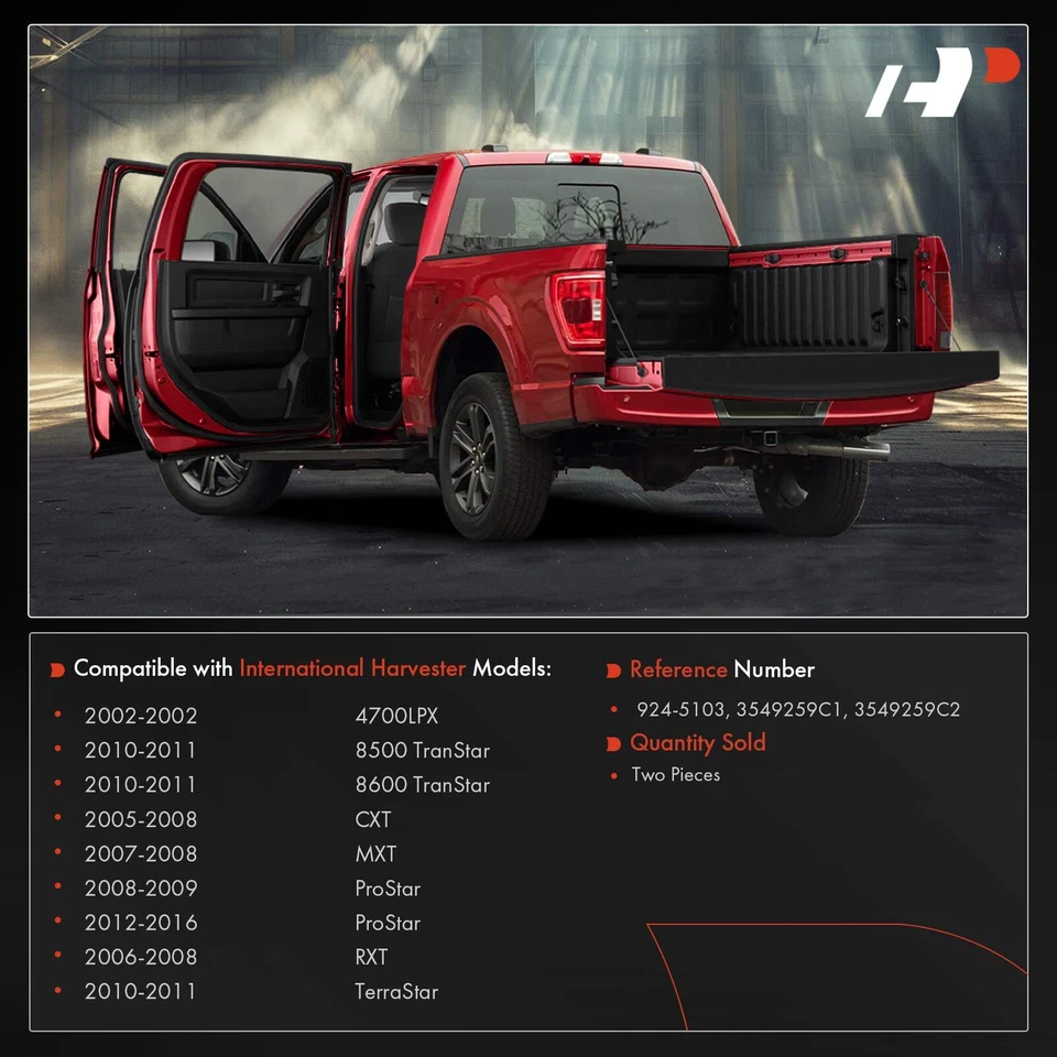 2 peças dobradiça da porta da frente para International Harvester ProStar 8500 TranStar CXT MXT - Imagem 2 de 4