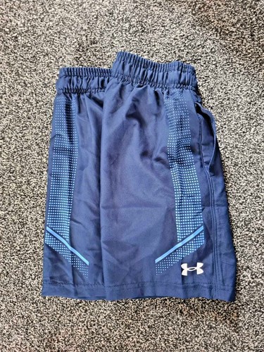 Under Armour Woven Graphic Junior Kids Boys Sport Short Black / Lime / Navy - Picture 6 of 6