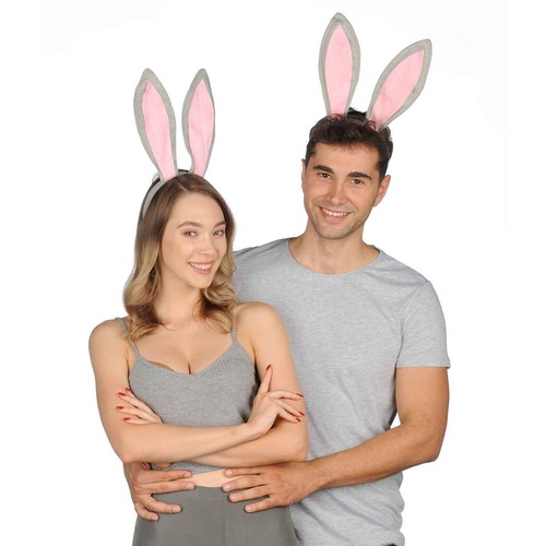 Diadema Bunny Ears - Orejas de felpa de conejo de Pascua (2 piezas) - DIVERTIBLE - Imagen 4 de 7