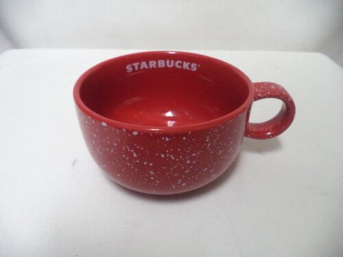 Starbucks Speckled red large mug cup 16 ounces large mouth micro dish safe - Picture 12 of 19