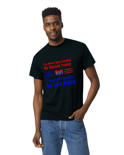 Never fondled by Trump, but I have been screwed by Biden unisex Tshirt - Picture 22 of 56