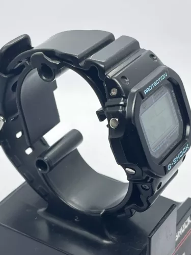 Casio G-Shock GW-M5610BA-1JF BLACK BLUE Series Tough Solar men's (Excellent)