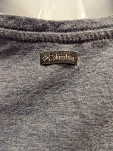 Columbia Womens XS Blue Short Sleeved Cotton T Shirt - Picture 5 of 8