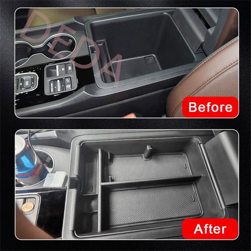 Black ABS Center Console Armrest Storage Box Organizer For Honda Pilot 2023-2025 - Bild 4 von 14