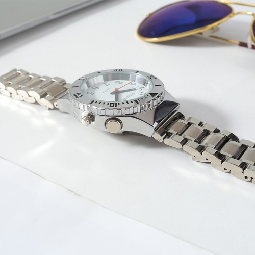 English Talking Watch with Alarm, Speaking Date and Time, White Dial TEBW-16 - Picture 38 of 39