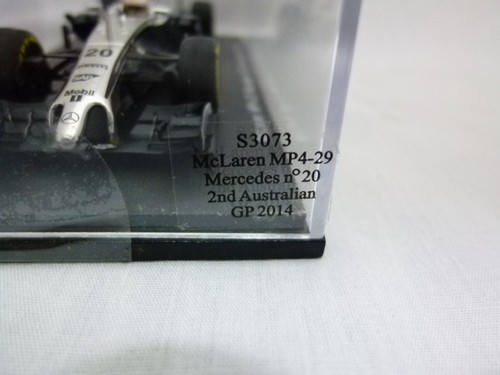 Spark 1:43 F1 McLaren MP4-29 #20 Kevin Magnussen 2° GP d'Australia 2014 S3073 - Foto 10 di 13