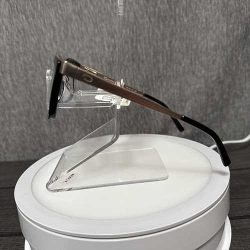 Oscar De La Renta OSL720WM Black Satin Gold Eyeglass Frames 53 17 135 - Picture 2 of 8
