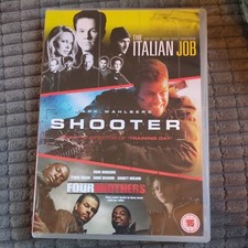 The Italian Job/Shooter/Four Brothers (Box Set) (DVD, 2008)