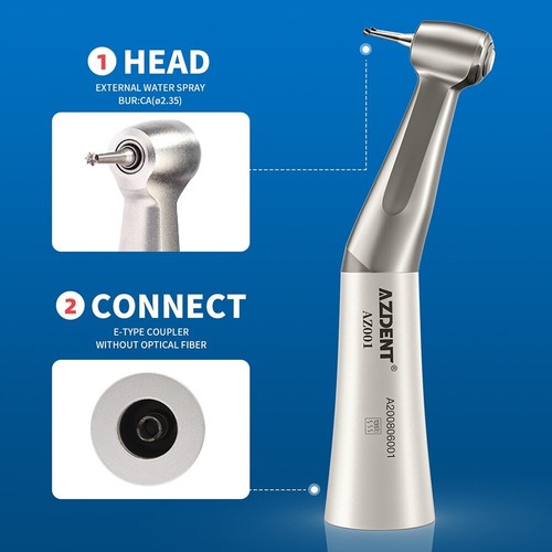 Dental Fiber Optic High Speed Turbine &Low Speed Handpiece LED E-generator 4hole - Picture 18 of 48