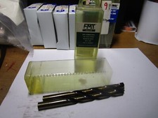 8.6mm HSS 135° Split Point Black and Gold Finish FMT® Jobber Drill QTY 2