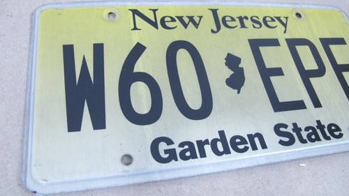 NEW JERSEY flat licence/number plate US/United States/USA/American W60 EPF - Picture 4 of 5