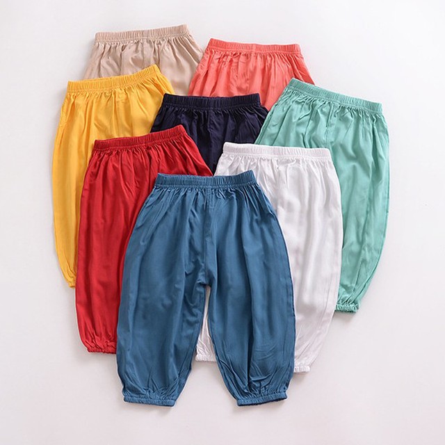 UK Kids Baby Boy Girl Harem Pants Toddler SweatPants Joggers Cotton Bottoms NEW