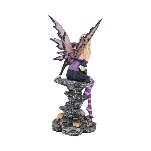 Estatuilla de hadas y dragón bebé púrpura Nemesis Now Amatista y crías 25,5 cm - Imagen 4 de 7