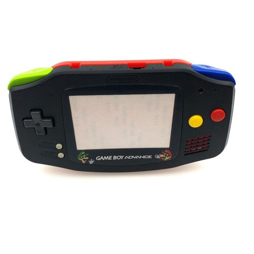 Black & Red Housing Shell Mix Color Buttons for Game Boy Advance - Picture 5 of 7