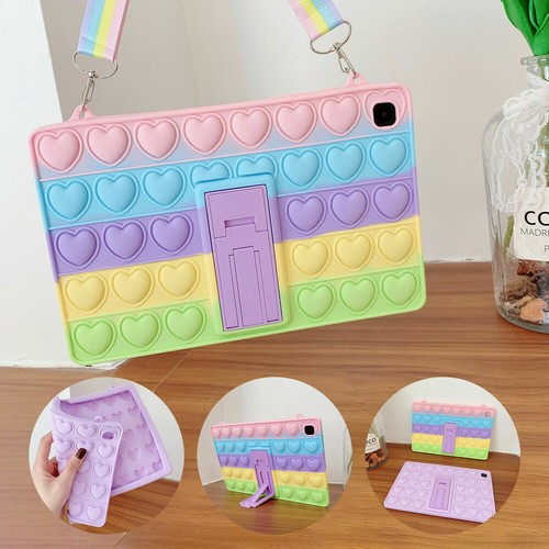 Fidget Pop Toys Push It Bubble Case For Samsung Tab A 10.1 T510/8 T290/10.4 T500 - Picture 12 of 20