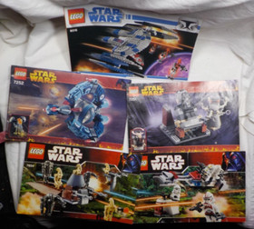 LEGO Star Wars 7251 8016 7252 7654 7655 Instruction Manuals Only