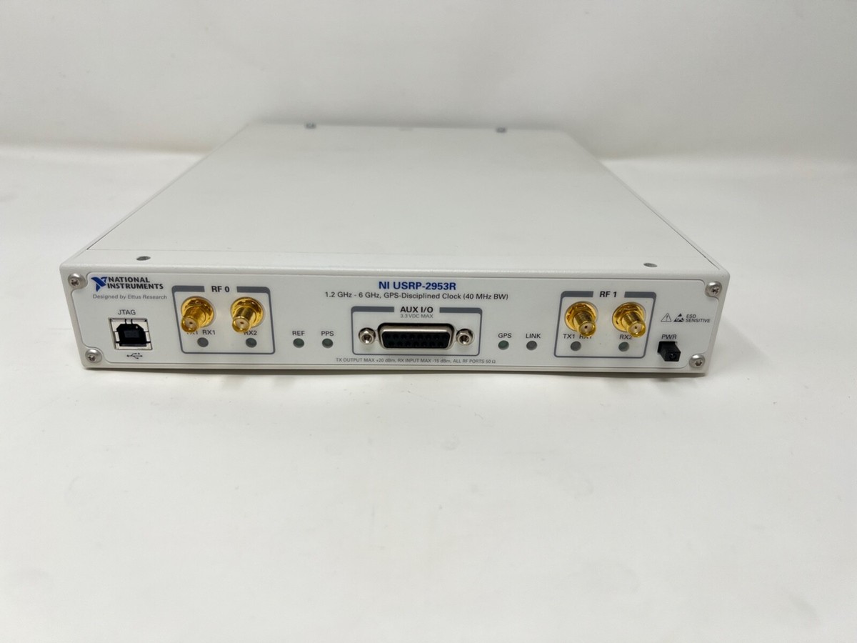 NI USRP-2953R, 1.2 GHz to 6 GHz, USRP Software Defined Radio