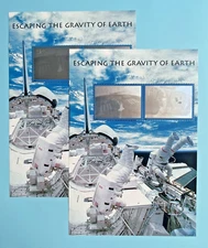 #3411 Escaping The Gravity of Earth Hologram $3.20 - 2 Sheets/4 Stamps FV$12.80