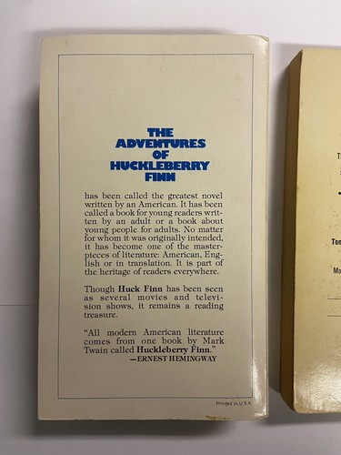Vtg Paperback Lot (3) Mark Twain Huckleberry Finn & Tom Sawyer  - Bild 5 von 17