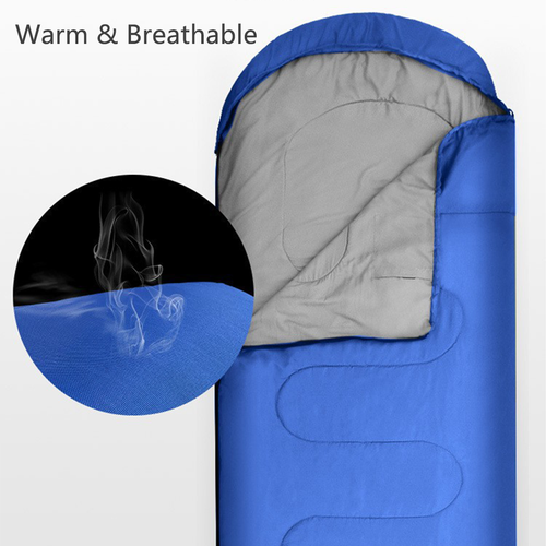 Sleeping Bag Outdoor Camping Single Bags Hiking Thermal 25℃ Winter Spring Autumn - Picture 4 of 19