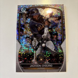 2023 Bowman Draft Chrome Jackson Chourio BDC-156 Sparkle Refractor