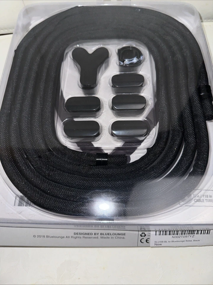 Lot Of 2 Bluelounge Soba-BLUSB-BL Black Cable Tablet Sleeve Blue Lounge - Image 4 of 4