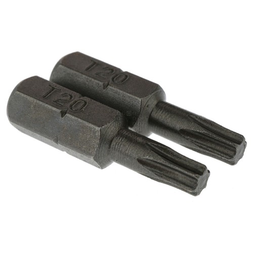 BLU-MOL 00021 T27 TORX Star Drive Screwdriver Bits, 1" Length, 2-Pack - Picture 5 of 12