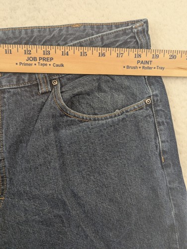 Duluth Trading Co. Herren Jeans Größe 38x28 Blau Straight 100% Baumwolle Relaxed Baggy - Bild 4 von 11