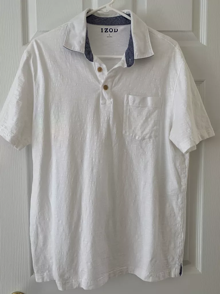 izod men's polo shirts with pocket