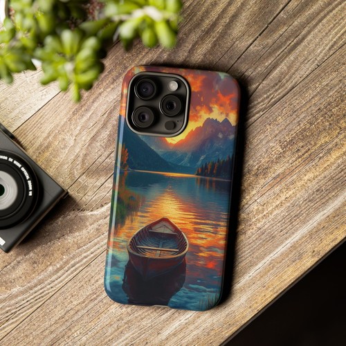 Lake Wooden Boat Phone Case for iPhone, Samsung Galaxy, Pixel - 第 36/231 張圖片