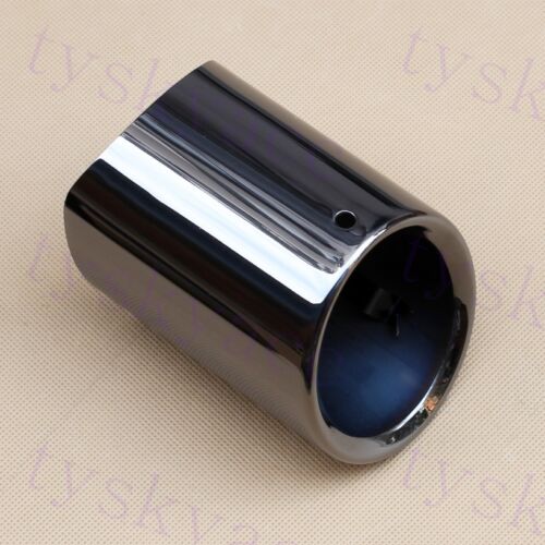 2X Titanium Tail Muffler Exhaust Pipe Trim For BMW 528i 530i 535i 535d F18 F10 - Foto 8 di 10