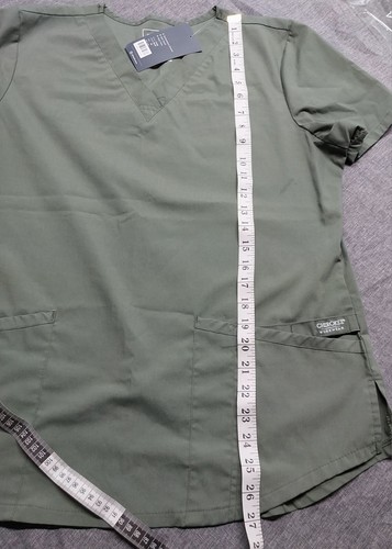 Cherokee Workwear Size M Professionals Women's V-Neck Scrub Top WW665 in Olive - Bild 3 von 6