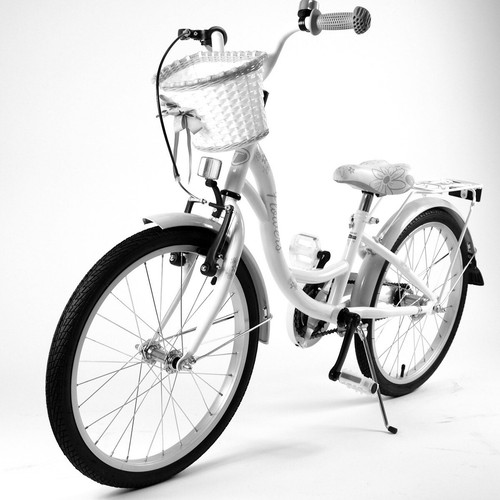20FLO-WHI/CYA-B Kinderfahrrad 20" Kinderrad 20 Zoll Fahrrad Rad Spielrad Cityrad - Bild 5 von 12