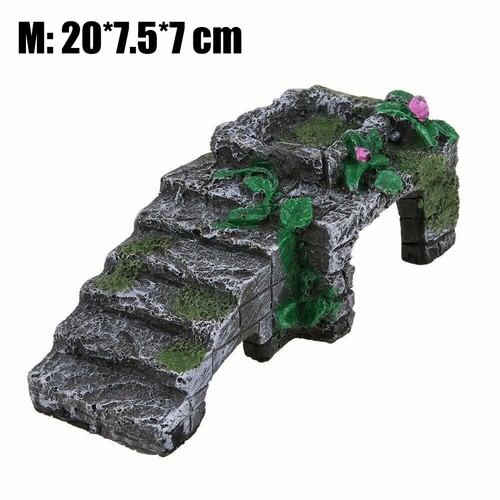 Resin Turtle Reptile Platform Basking Ramp Tank Water Aquatic climb Ornament USA - Picture 11 of 12