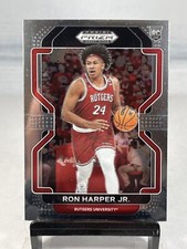 2022-23 Panini Prizm Draft Picks Ron Harper Jr. #100 Rutgers Scarlet Knights RC