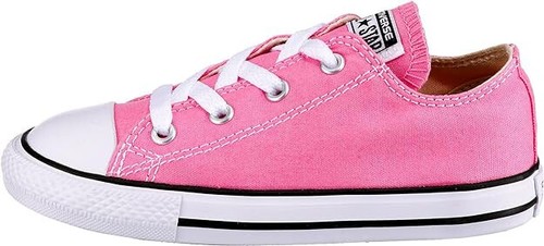 Converse Unisex-Child Chuck Taylor All Star Low Top Sneaker, pink, 10 M US Toddl - Picture 3 of 3