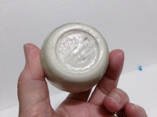 Vintage Glazed Studio Pottery Small Vase 3.75" Signed Butler Weed Pottery - Picture 4 of 17