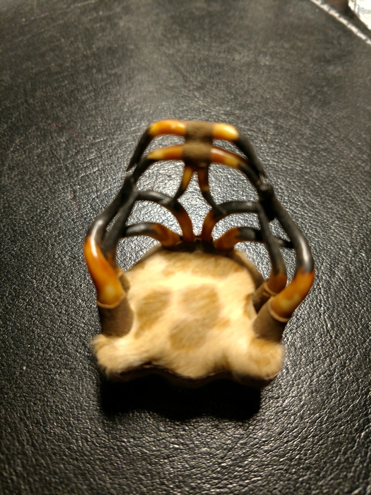 Dollhouse Miniature Horn Chair by Susanne Russo Hand Signed-July 1988 Rare Dollhouse Miniature Horn Chair by Susanne Russo Hand Signed-July 1988 Rare