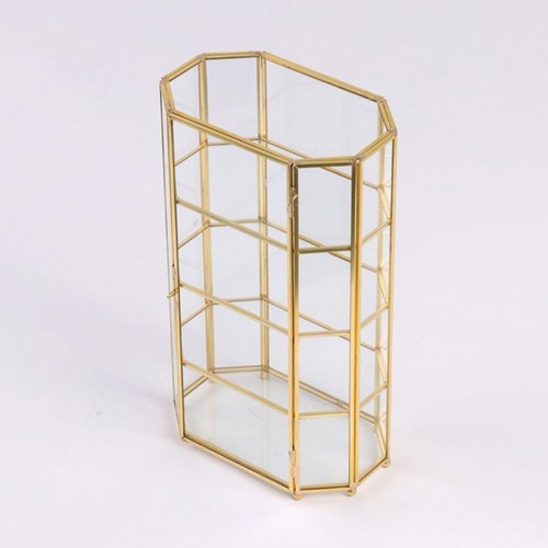 Glass Jewelry Box Creative Cosmetic Storage Case for Keepsake Bracelet Rings - Picture 6 of 7