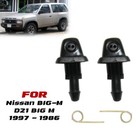 WINDSHIELD WIPER NOZZLE JET DUAL SPRAY FOR Nissan BIG-M D21 BIG M 1986 - 1997