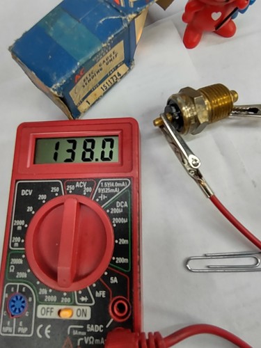 1512015 NOS AC Delco 6 Volt Temperature Sender Cadillac Oldsmobile Pontiac 39-52 - Picture 6 of 22