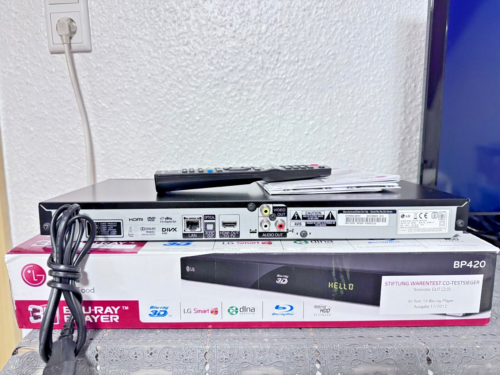 EMBALAJE ORIGINAL 3D Blu-Ray LG BP420 Bluray reproductor de DVD con FB HDMI USB LAN Smart TV - Imagen 9 de 15