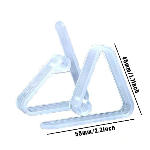 16 Pcs Tablecloth Clips - Clear Plastic Table Cloth Hold Clips Clear 16 - Picture 2 of 7
