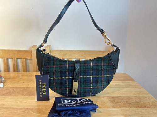 Ralph Lauren Polo ID Plaid Wool Mini Shoulder Bag Limited Edition BNWT FREE P&P - 第 4/24 張圖片