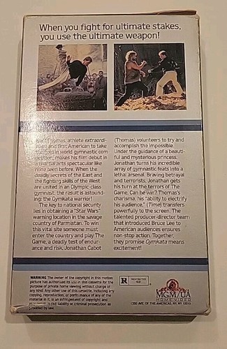 Gymkata. VHS Big Book Box. MGM/UA. - Picture 5 of 7